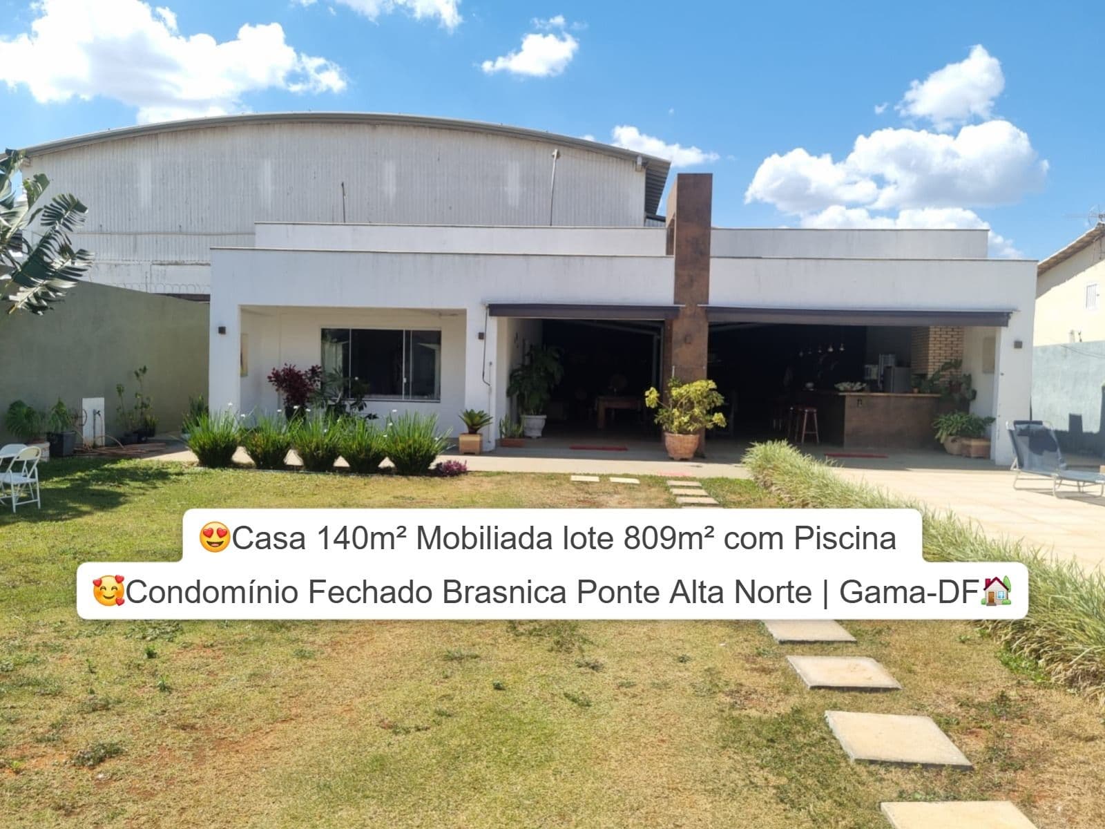 Casa à Venda com Piscina, Mobiliada, segurança 24 horas no Gama DF Ponte Alta - Imagem 19