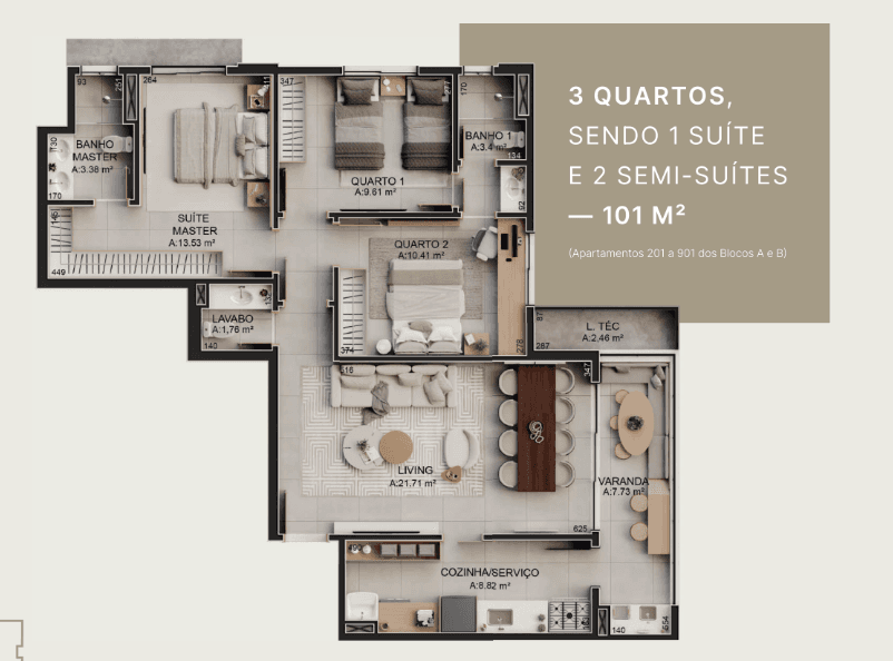 Altez Gama Residence: A Nova Fronteira do Viver Bem - Imagem 47